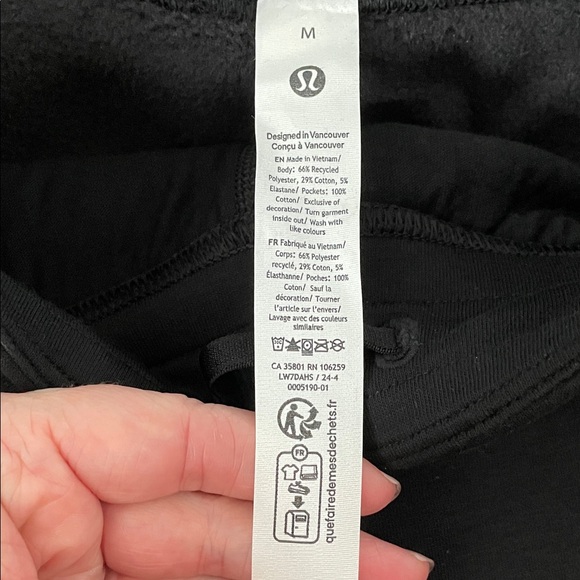 lululemon heavyweight fleece sweatshirts 5’ women’s medium - Picture 4 of 6
